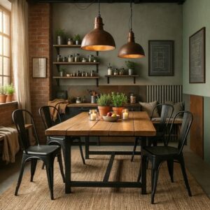 Chaises industrielle vintage en Métal en 5 coloris