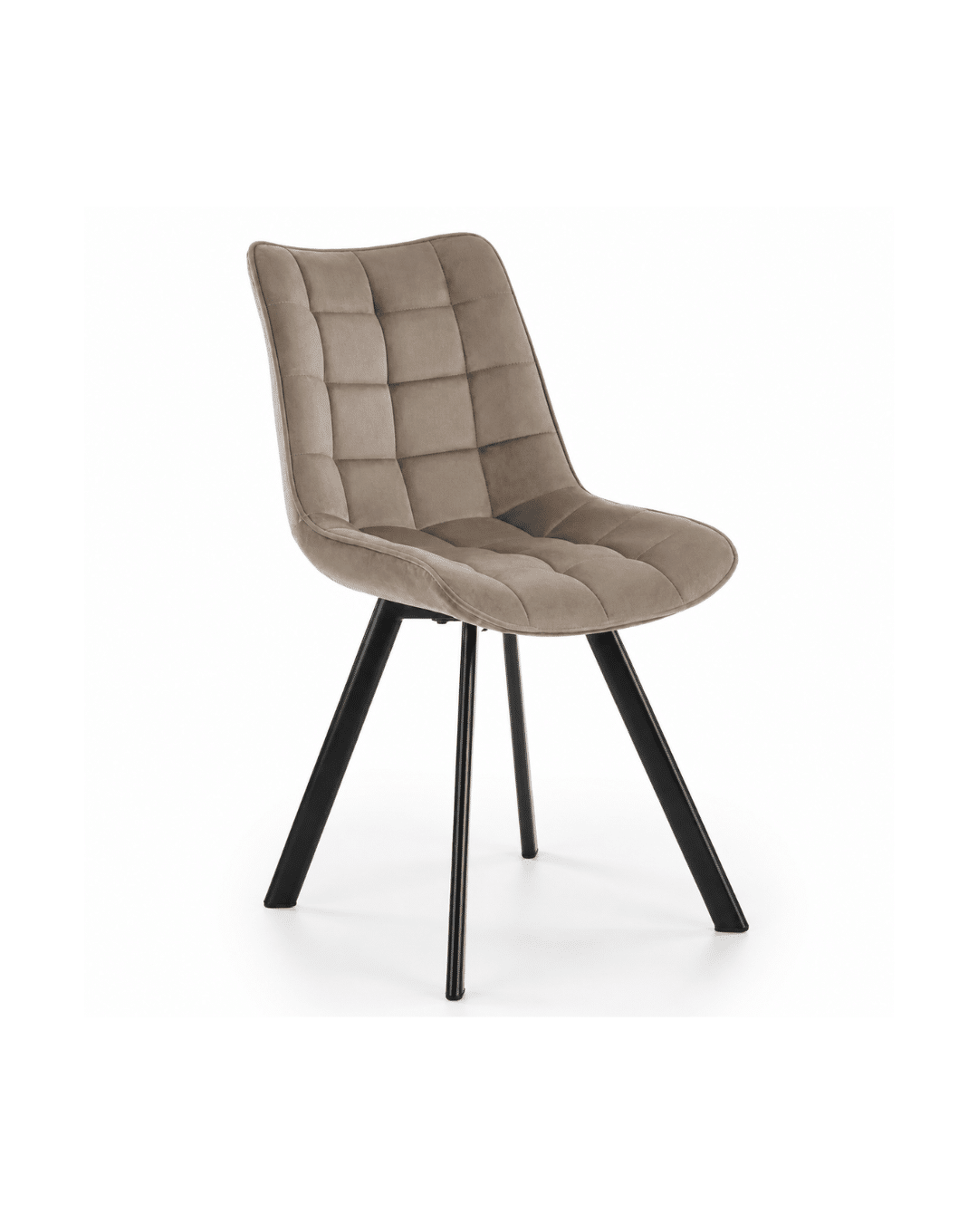 MSO Chaise Contemporaine en Velours avec Pieds en Métal Noir Liberty Disponible en 3 coloris – Image 4