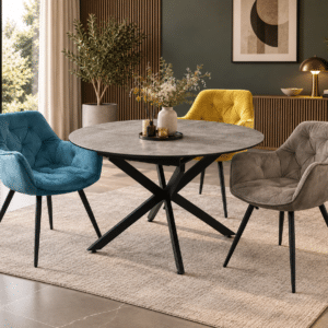 Chaise Gordon De Salle à Manger Capitonnée en Velours