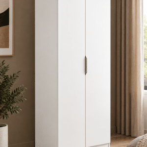 Armoire 2 portes – GHOST – Blanc – 79,4 x 51,1 x 203 cm – DEMEYERE