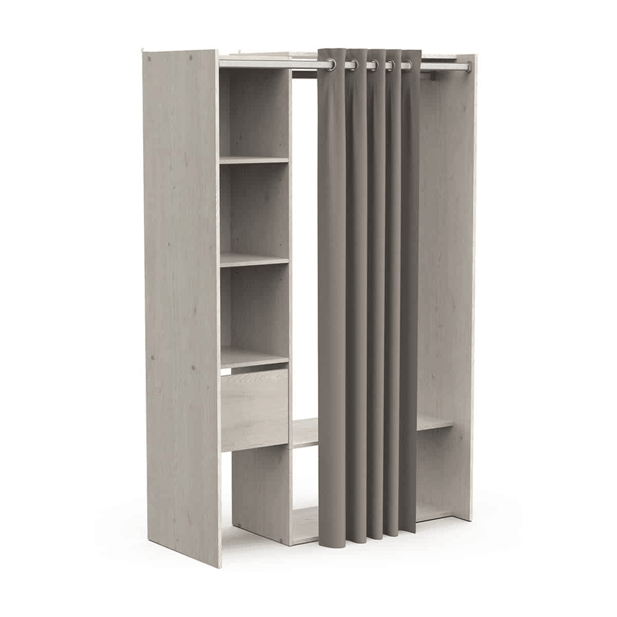 PLACARD AJUSTABLE FLEUR aspect Chêne – Image 3