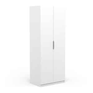 Armoire 2 portes – GHOST – Blanc – 79,4 x 51,1 x 203 cm – DEMEYERE