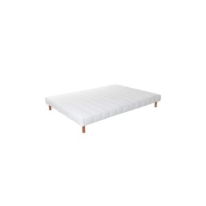 Sommier Tapissier PONZA – 16 cm 140 x 190 avec les pieds