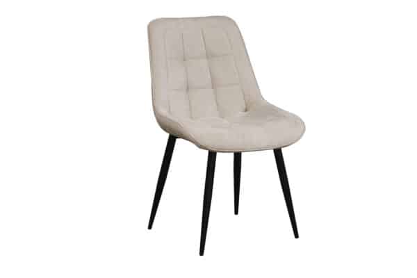 Chaise de Salle à Manger Lesedi en tissu beige