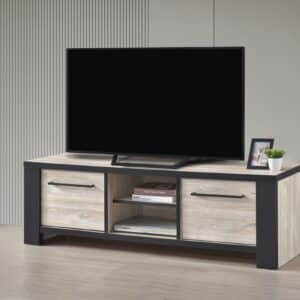 Meuble TV Miami en Décor Chêne Beach