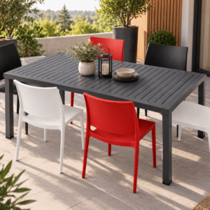 Chaises empilable NOVA en polypropylène 3 couleurs