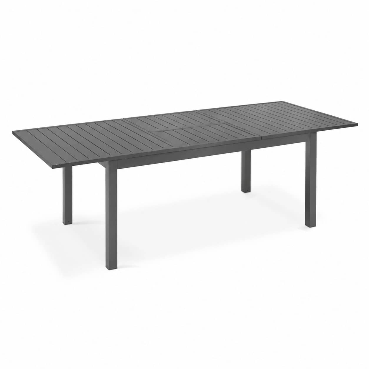 Table de Jardin Extensible en Aluminium gris foncé 180/240 x 90 x 76cm – Image 3