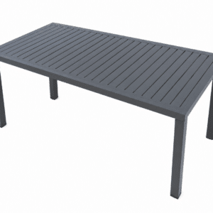 Table de Jardin Extensible en Aluminium gris foncé 180/240 x 90 x 76cm