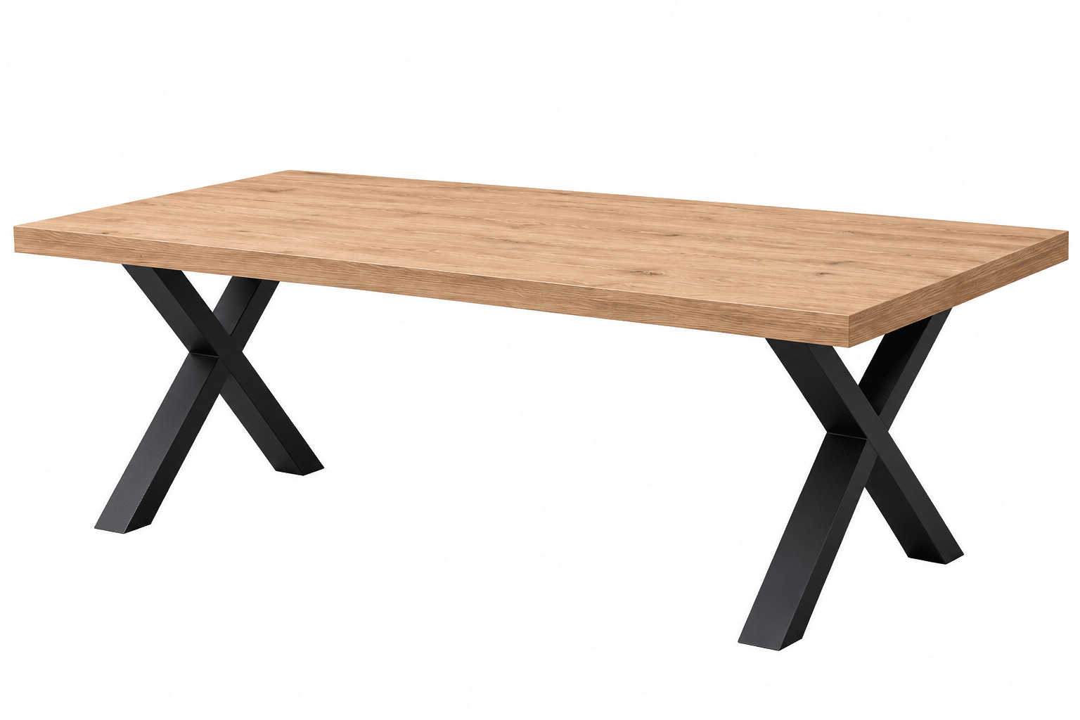 Table à Manger MILAN – Décor chêne clair (L200cm) – Image 2