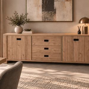 Buffet VERNON  en Décor Chêne clair