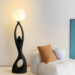 Lampadaire Sculptural Design eclipse aura