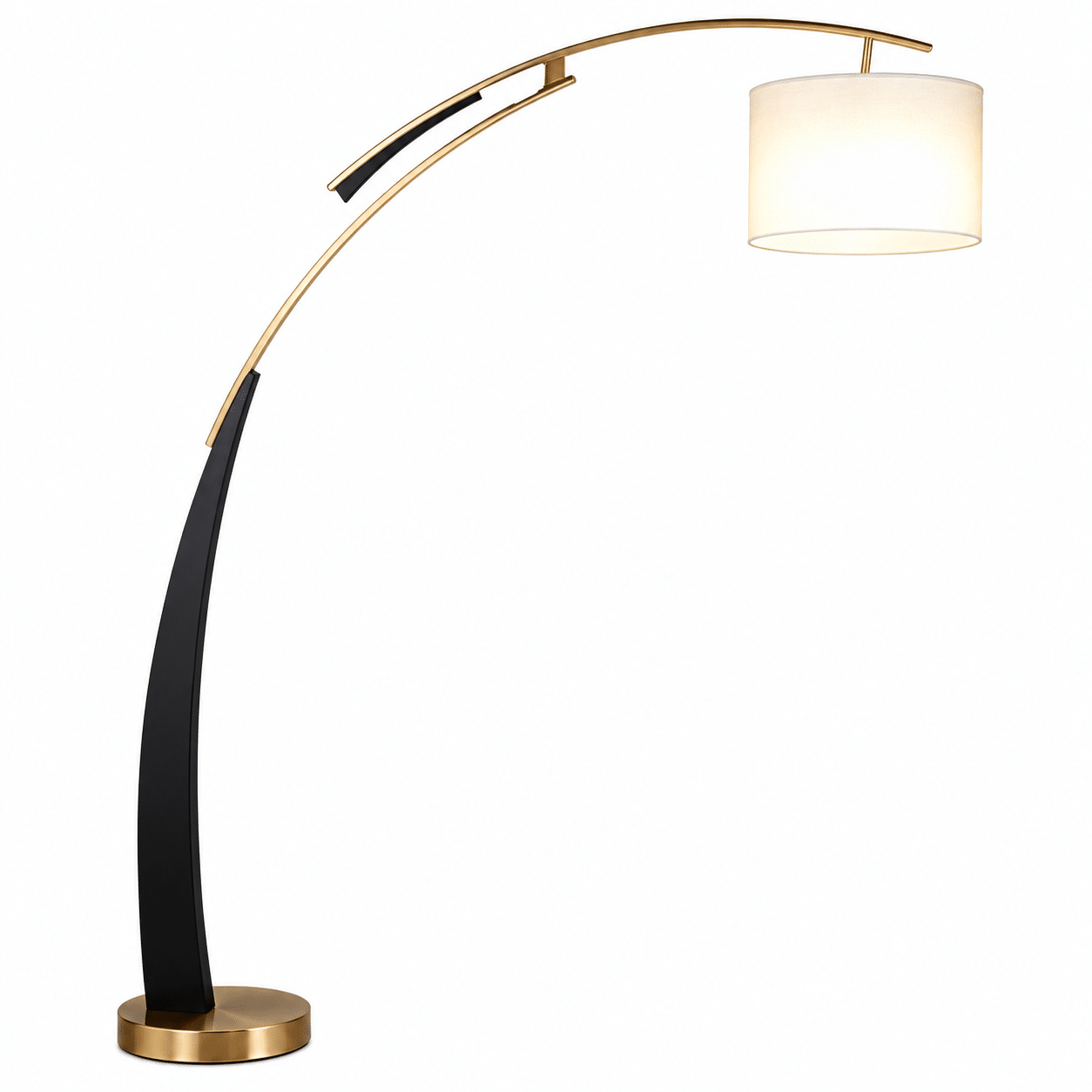 Lampadaire Arc Design REIK noir et doré – Image 2
