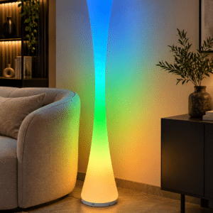 Lampadaire LED Multicolore Sunspire avec télécommande pour changer les cololris sunspire