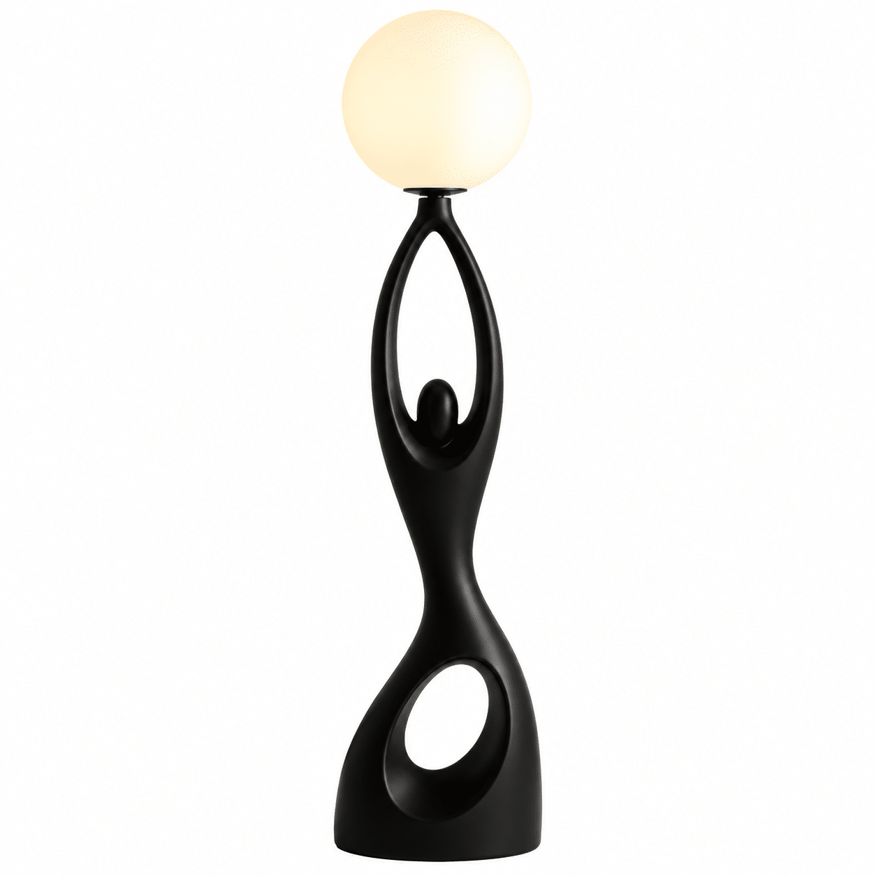 Lampadaire Sculptural Design eclipse aura – Image 2